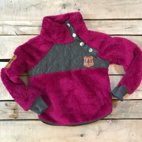 Wholesale: Girl's Fuzzy Pullover