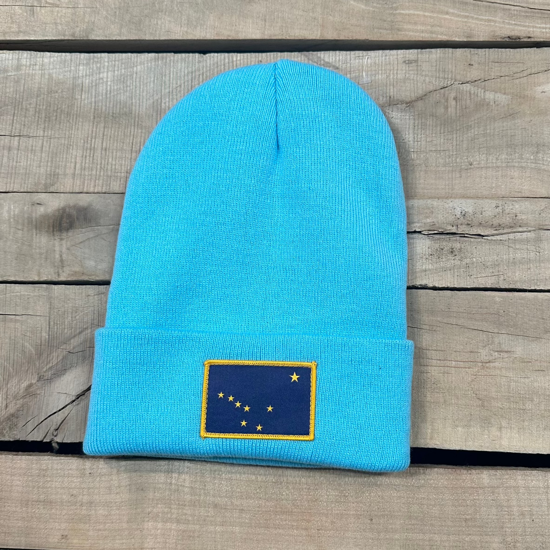 Alaska Flag Patch Beanie