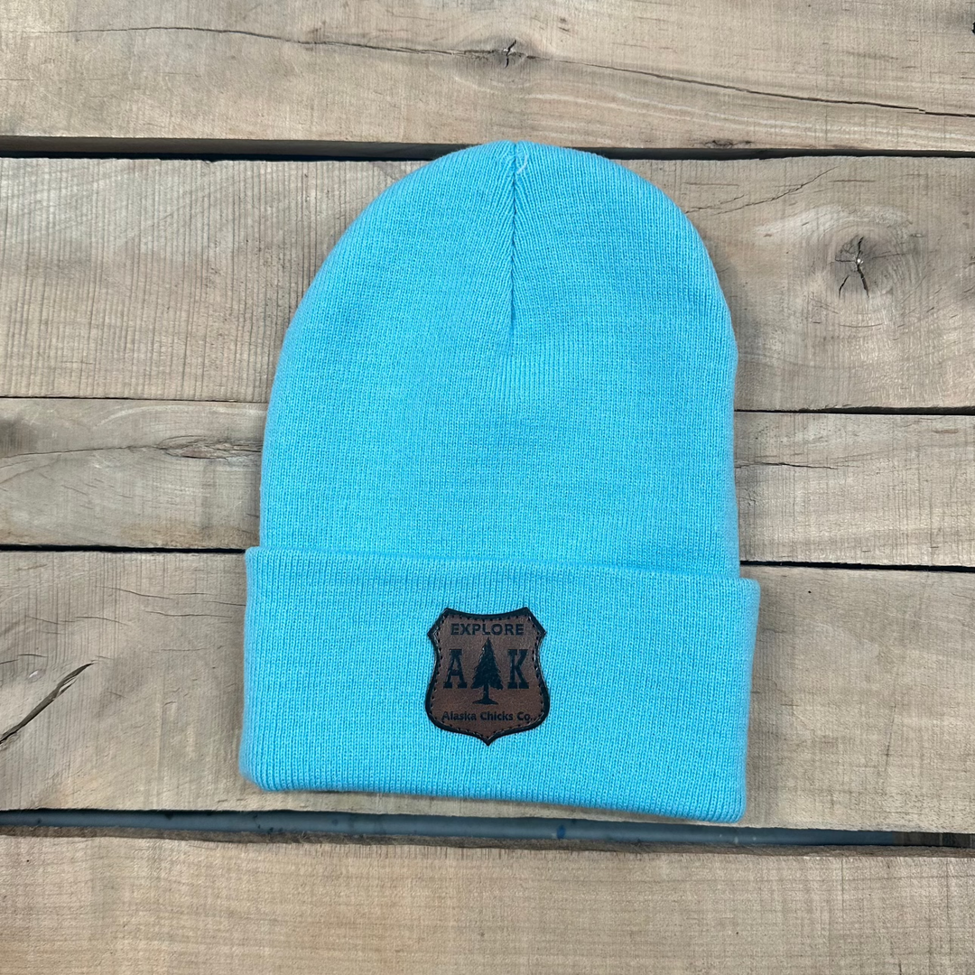 Explore AK Shield Patch Beanie