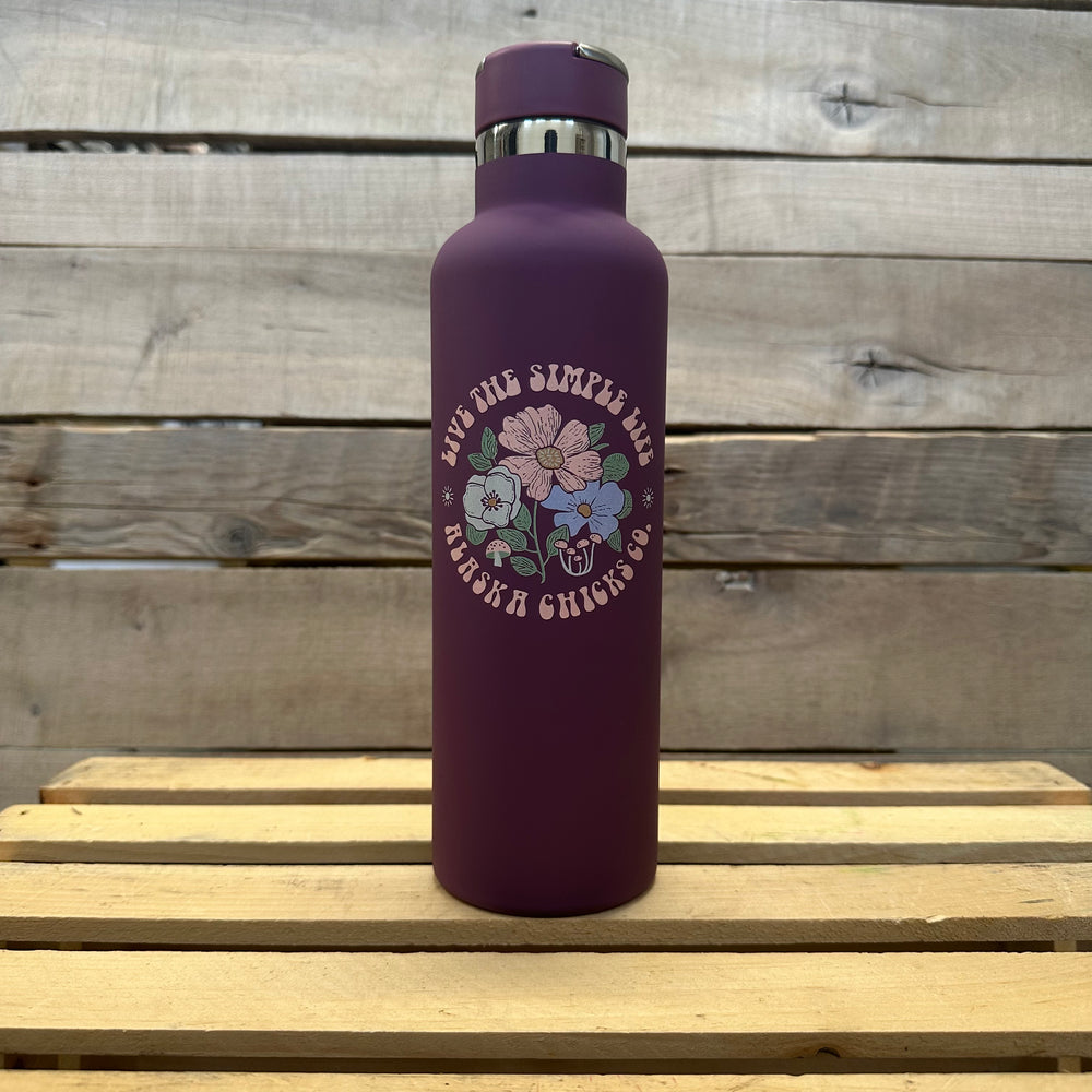 Live The Simple Life Water Bottle