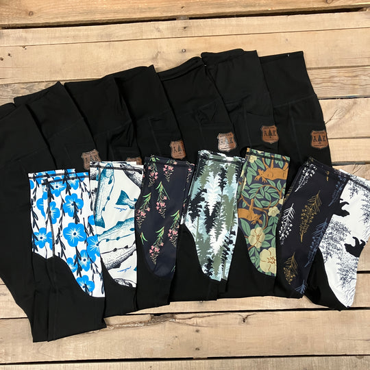 Athletic Calf Print Leggings