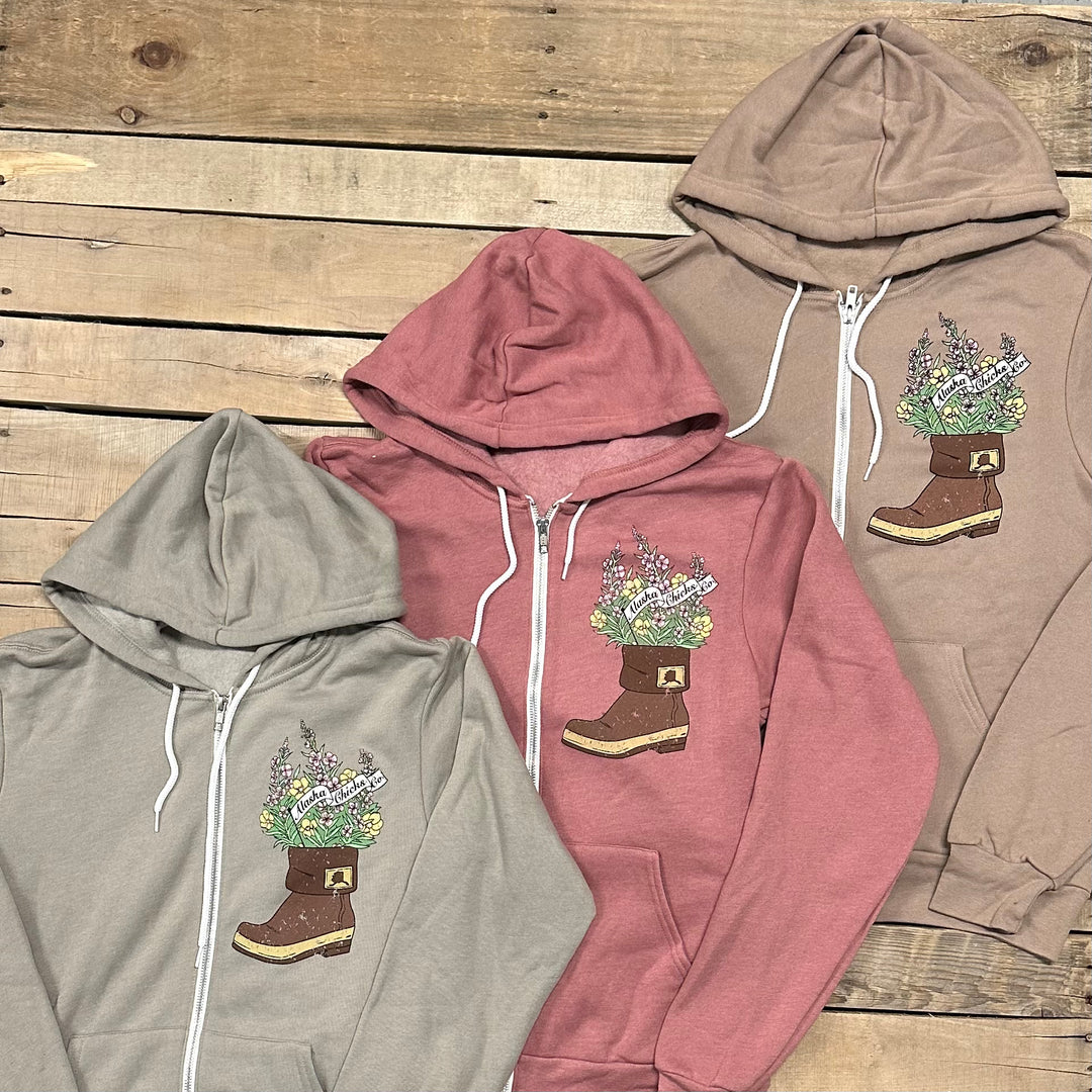 Fireweed Boot Zip-Up Hoodie