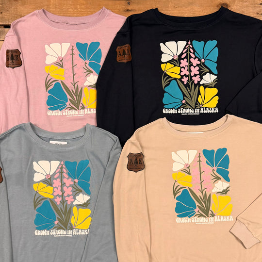 Grown Strong In Alaska Crewneck