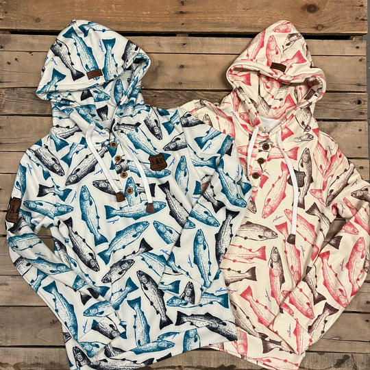 Solid Salmon Hoodie