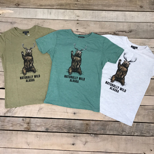 Kid's Naturally Wild Bear T-Shirt