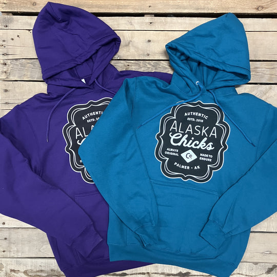 Alaska Chicks Logo Hoodie