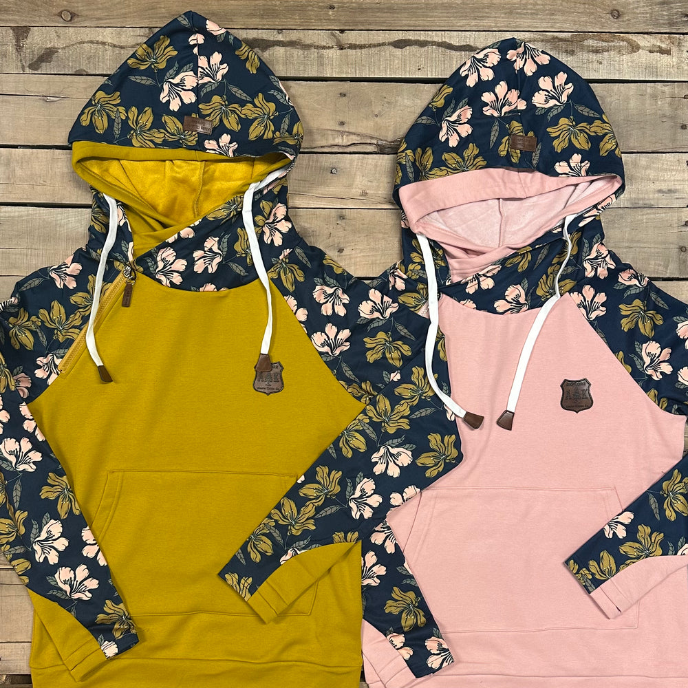 Wild Geranium Sleeve Hoodie