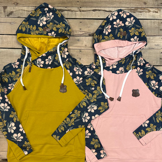 Wild Geranium Sleeve Hoodie