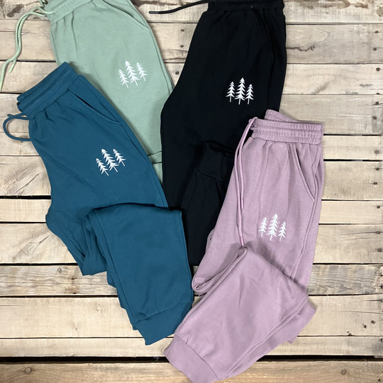 Embroidered Three Tree Sweatpants