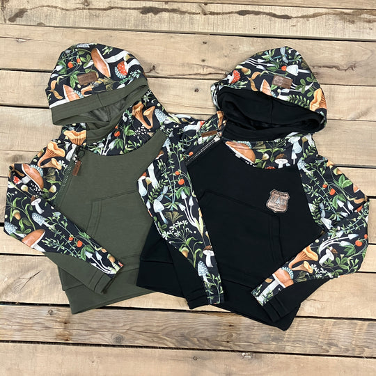 Girl's Mushroom Sleeve Hoodie