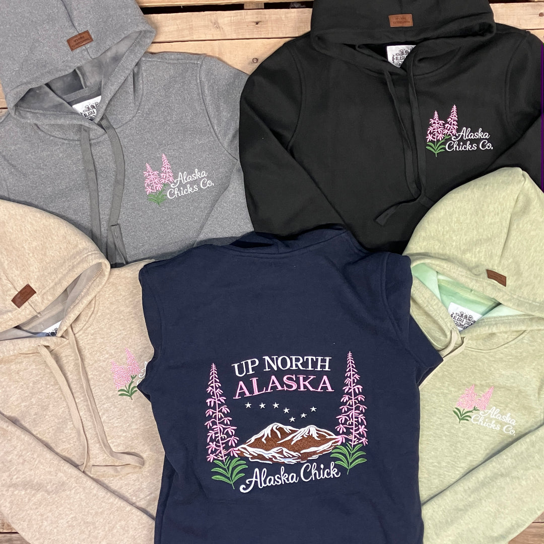 Embroidered Up North Hoodie