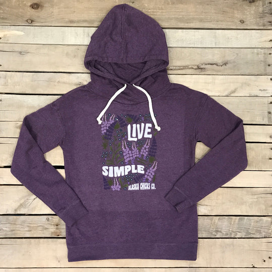 Live Simple Wildflower Hoodie