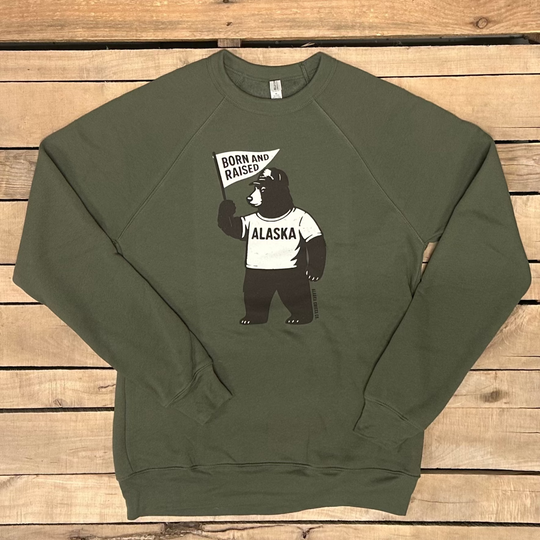 Alaska Born And Raised Crewneck