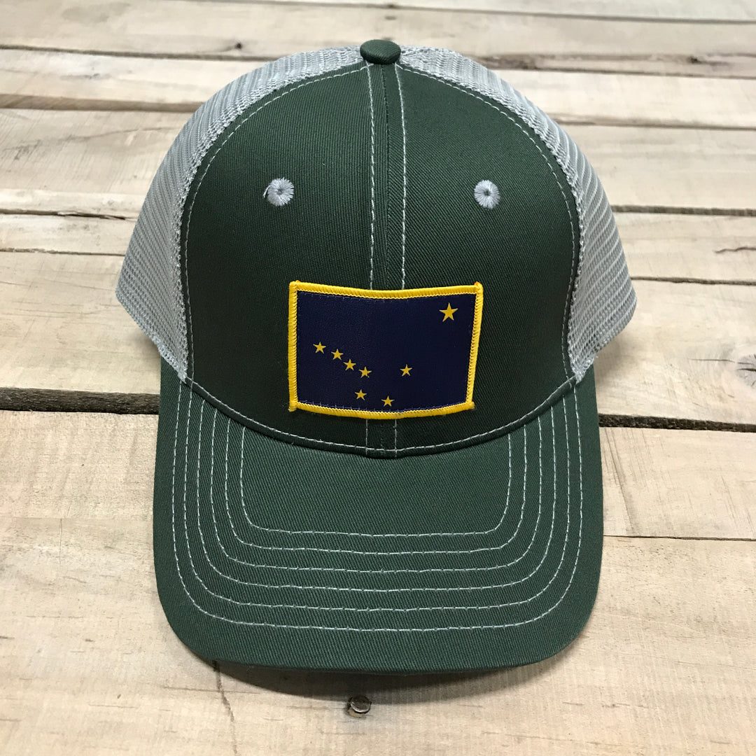 Alaska Flag Patch Trucker Hat