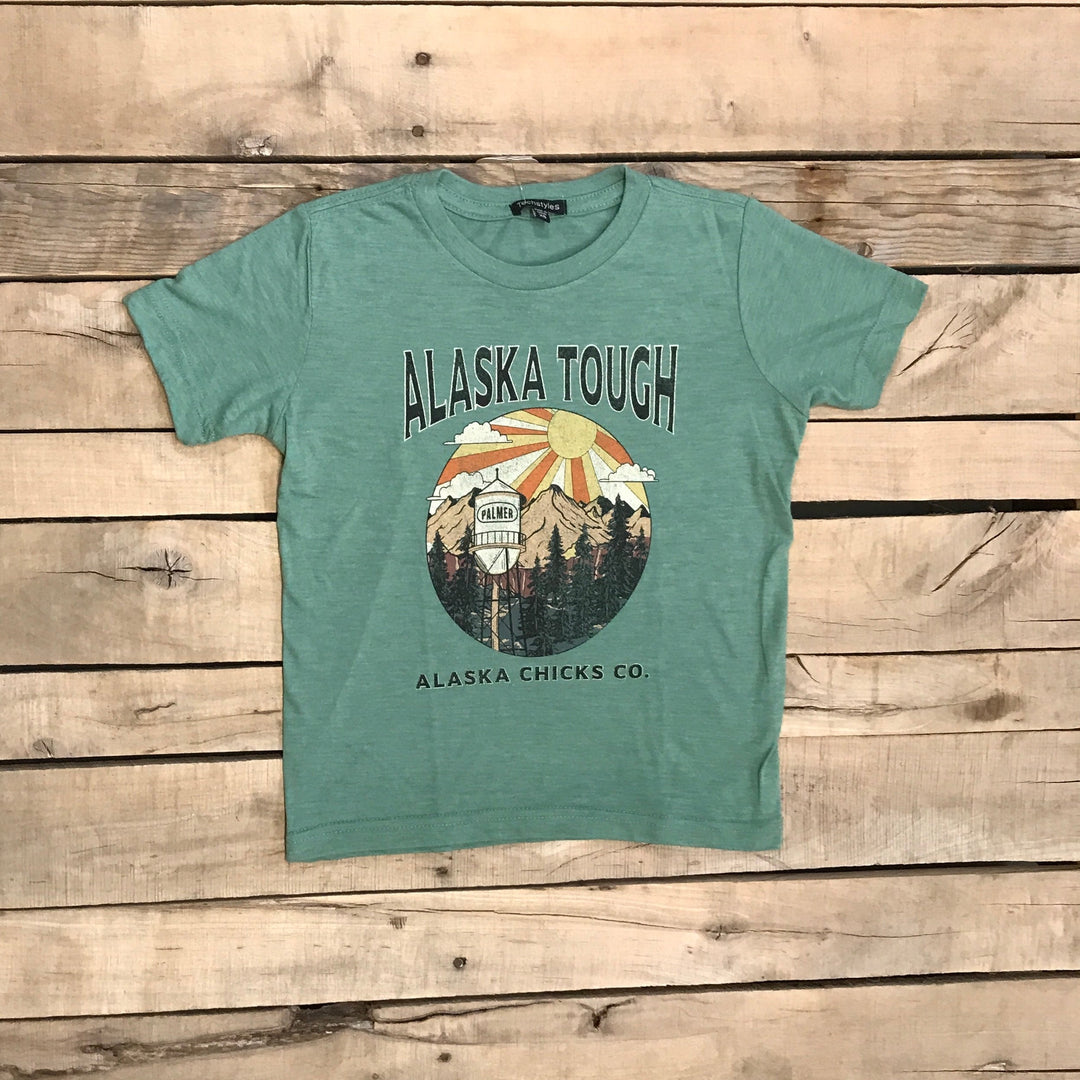 Girl's Alaska Tough Water Tower T-Shirt