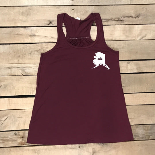 Cursive ak State Tank