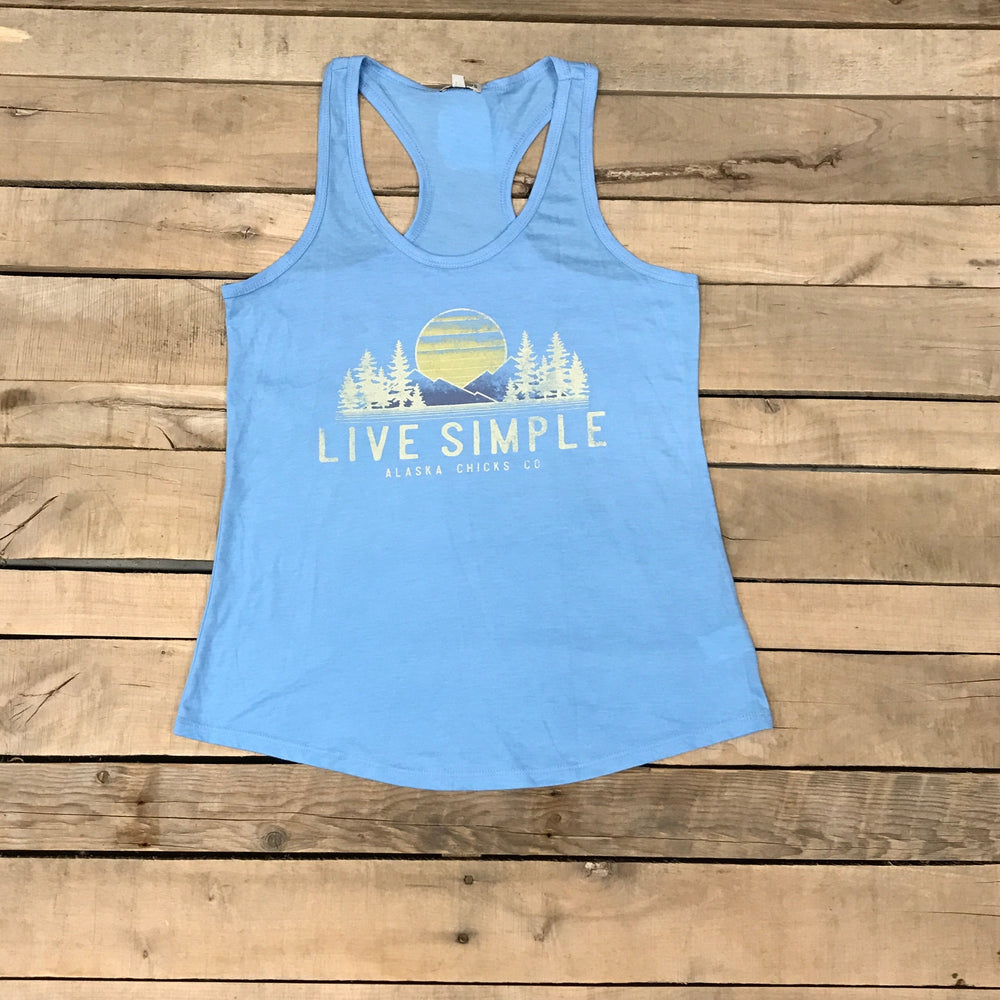 Live Simple Sunset Tank