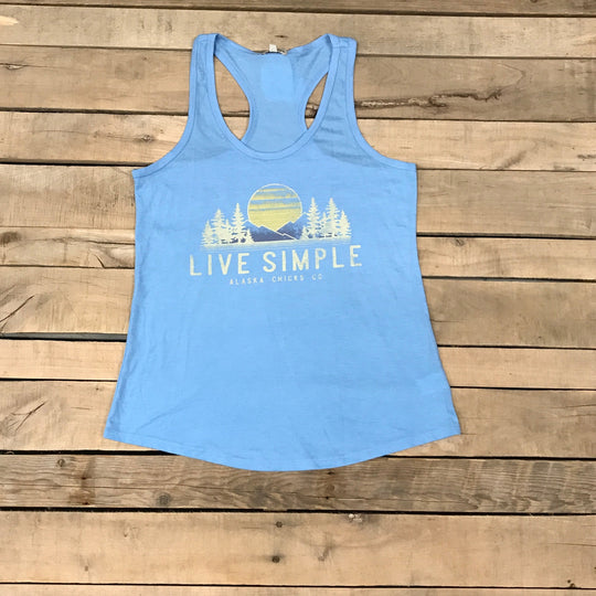 Live Simple Sunset Tank