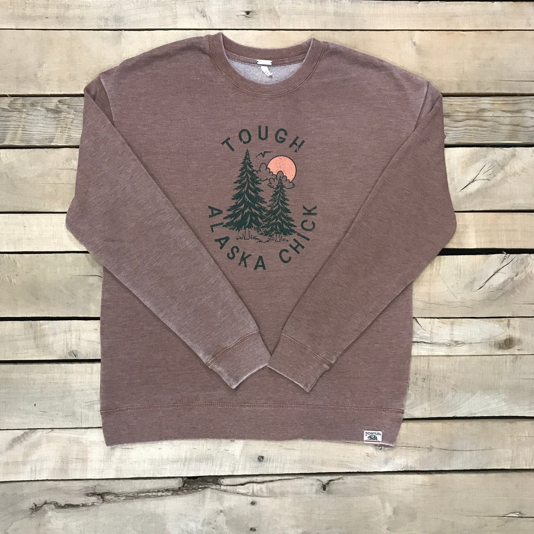 Tough Alaska Chick Crewneck