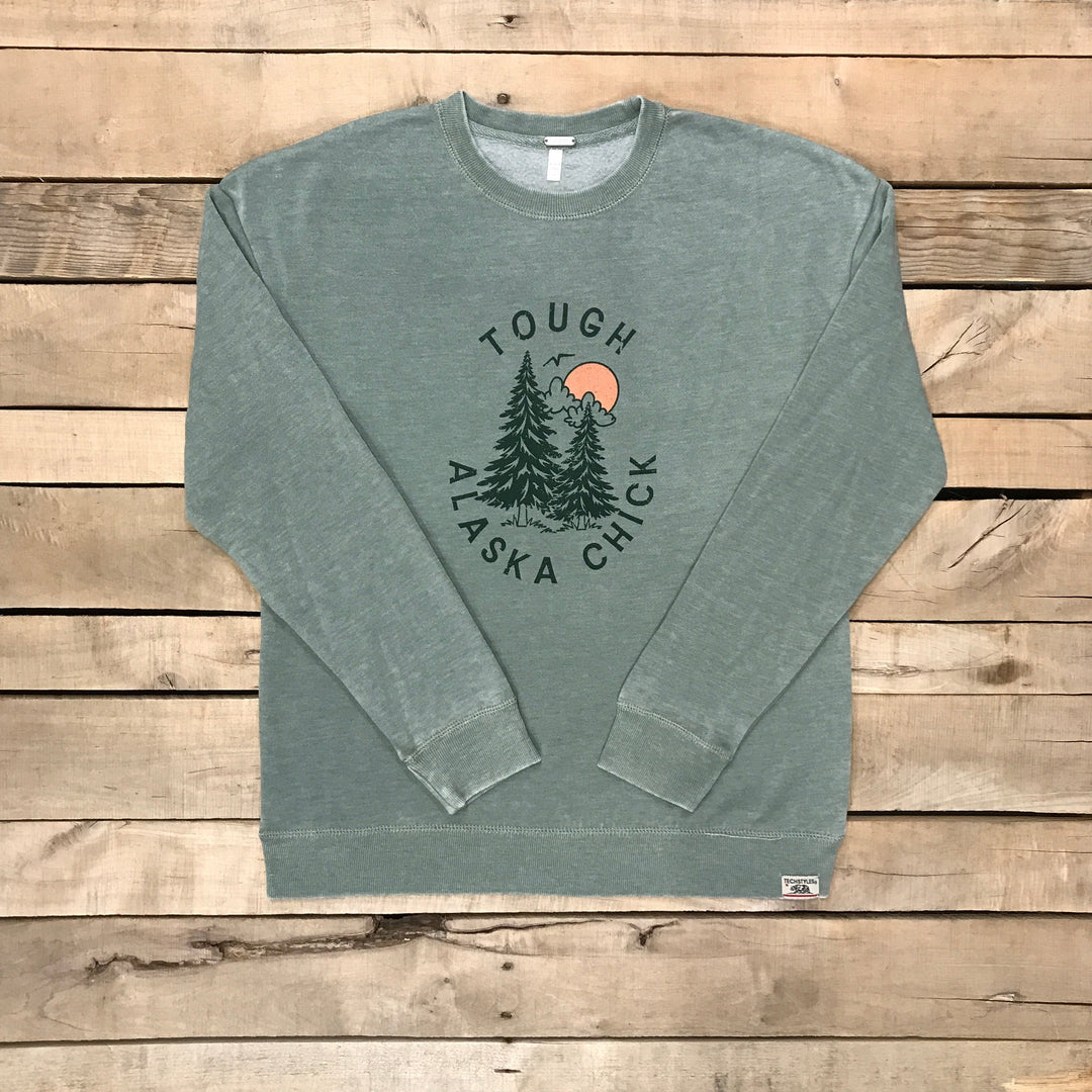 Tough Alaska Chick Crewneck