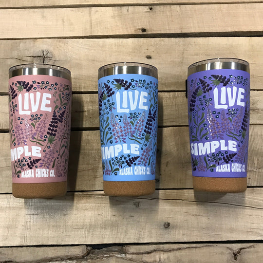 Live Simple Wildflower Tumbler