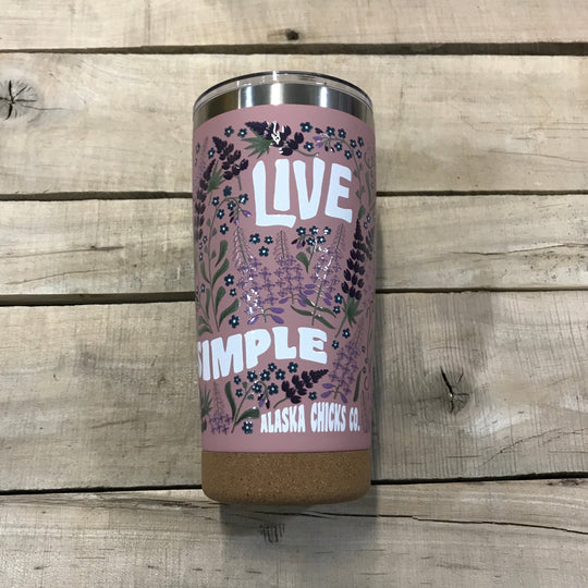 Live Simple Wildflower Tumbler