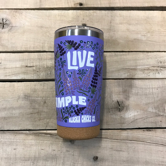 Live Simple Wildflower Tumbler