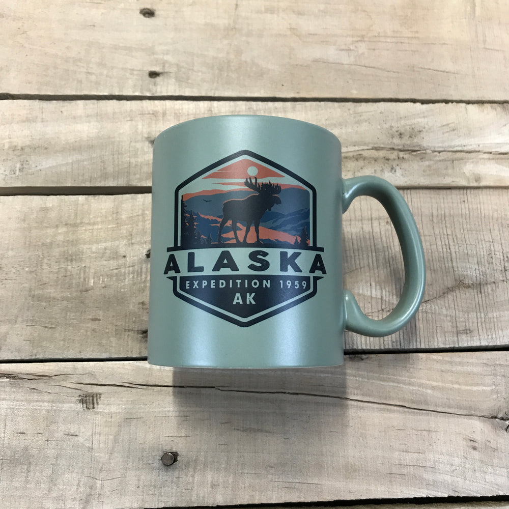 Alaska Moose Scenery Mug