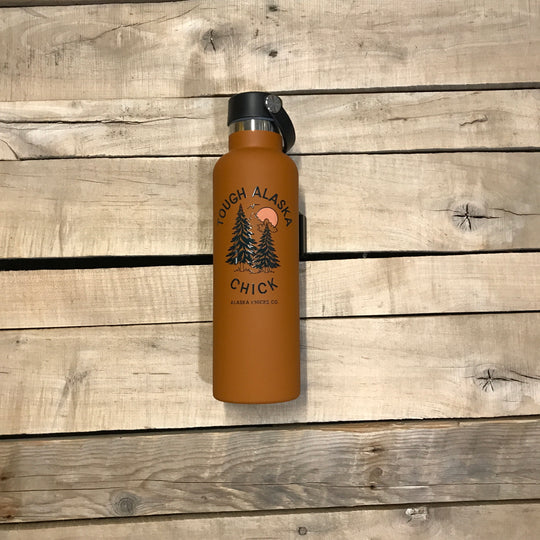 Tough Alaska Chick Water Bottle