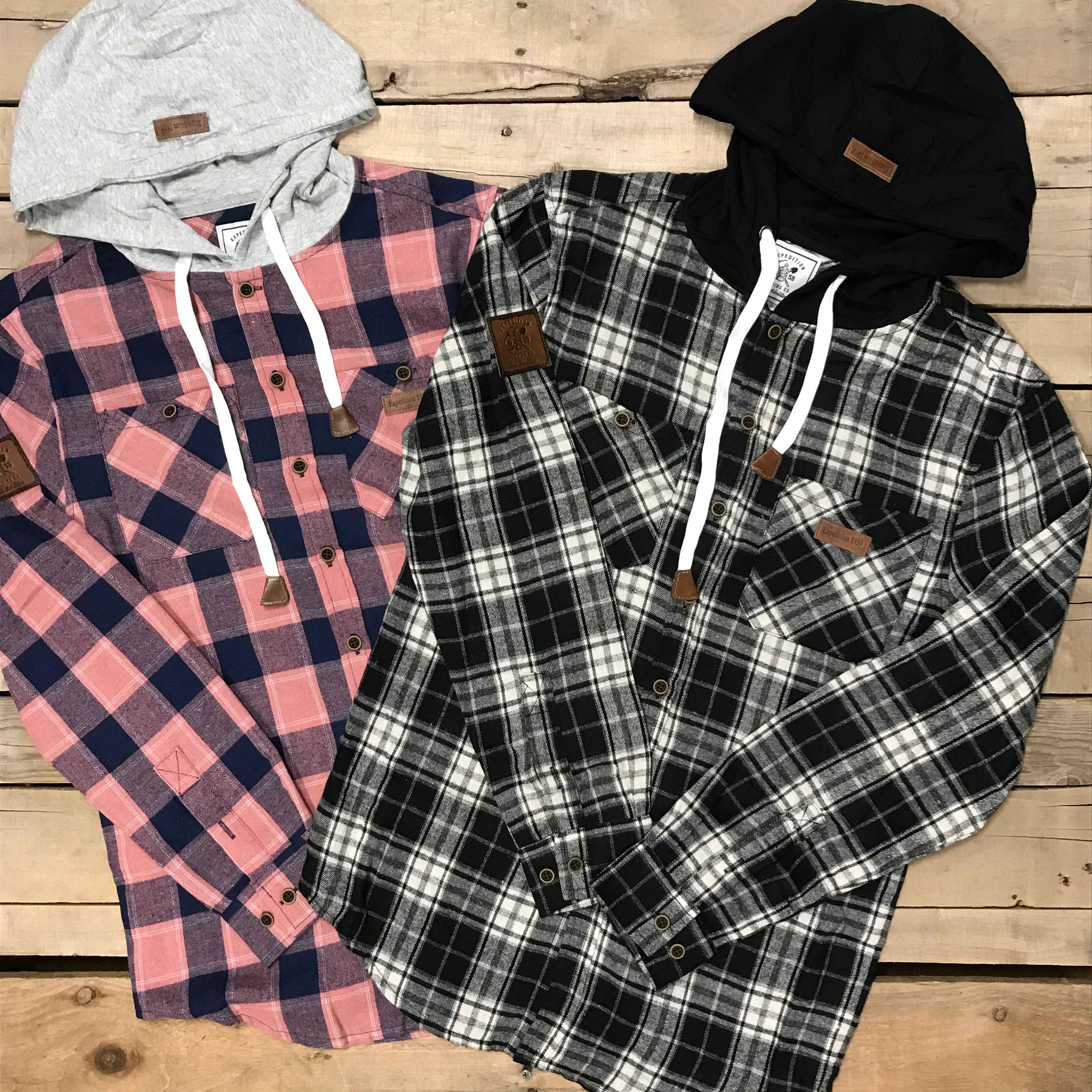 Expedition Hooded Plaid Shirt – Alaska Chicks Co