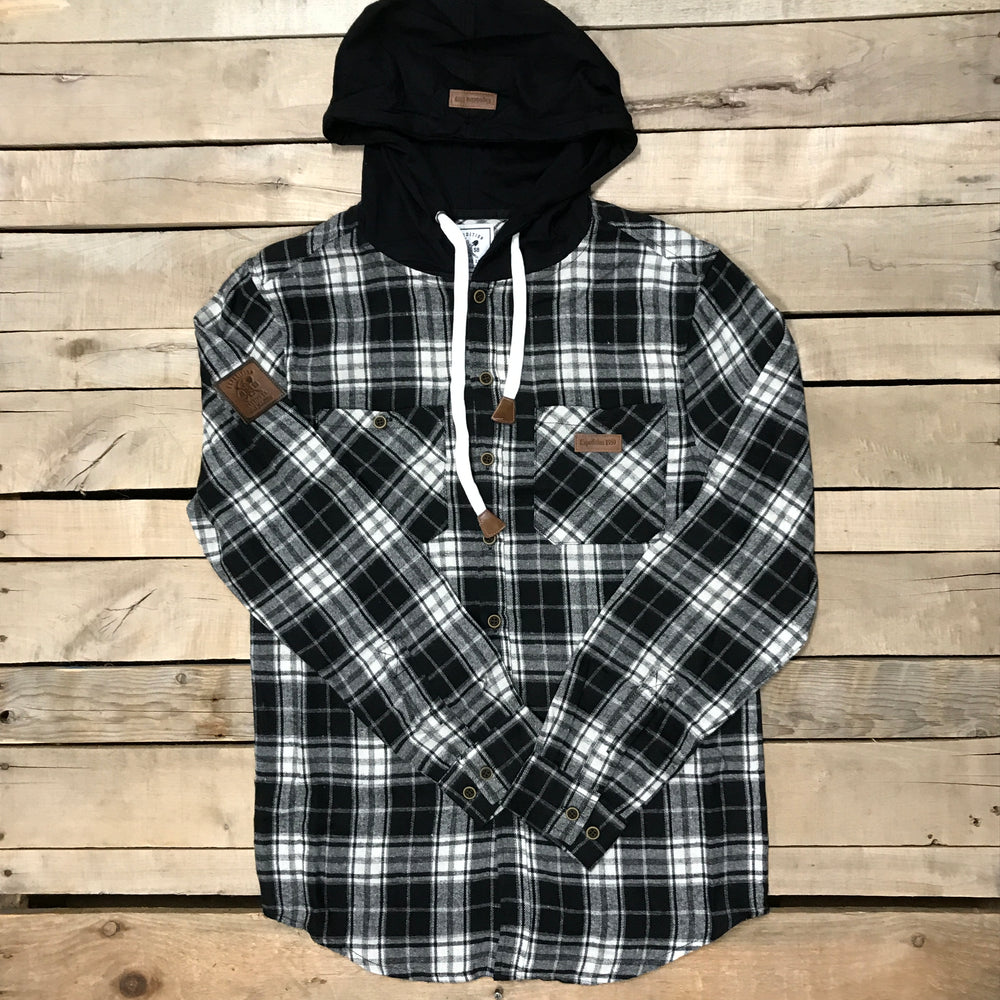 Expedition Hooded Plaid Shirt