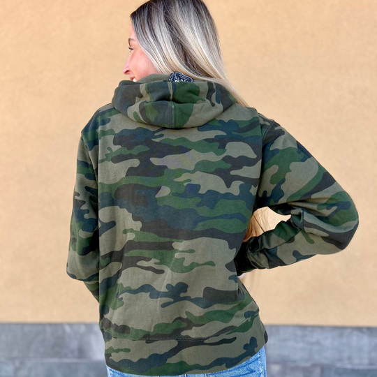 Camo Cursive ak Hoodie