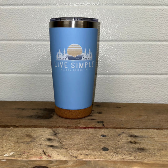 Live Simple Sunset Tumbler