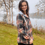 Hooded Flannel Shacket