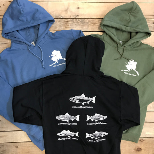 Wild Alaskan Salmon Hoodie