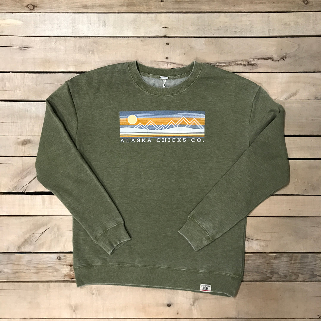 Mountain Sunrise Crewneck