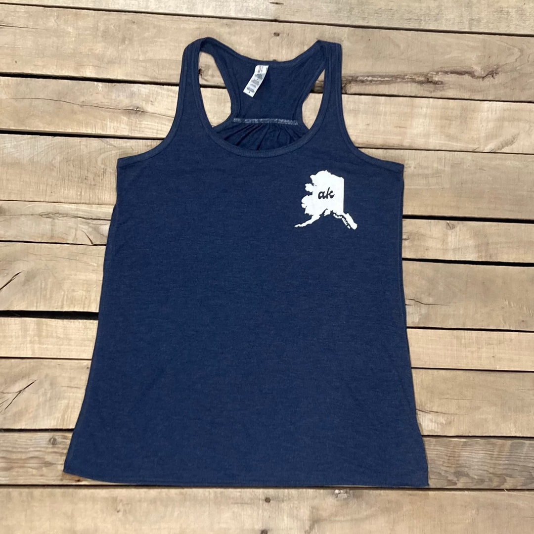 Cursive ak State Tank