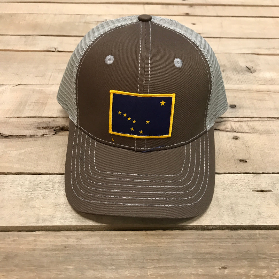 Alaska Flag Patch Trucker Hat