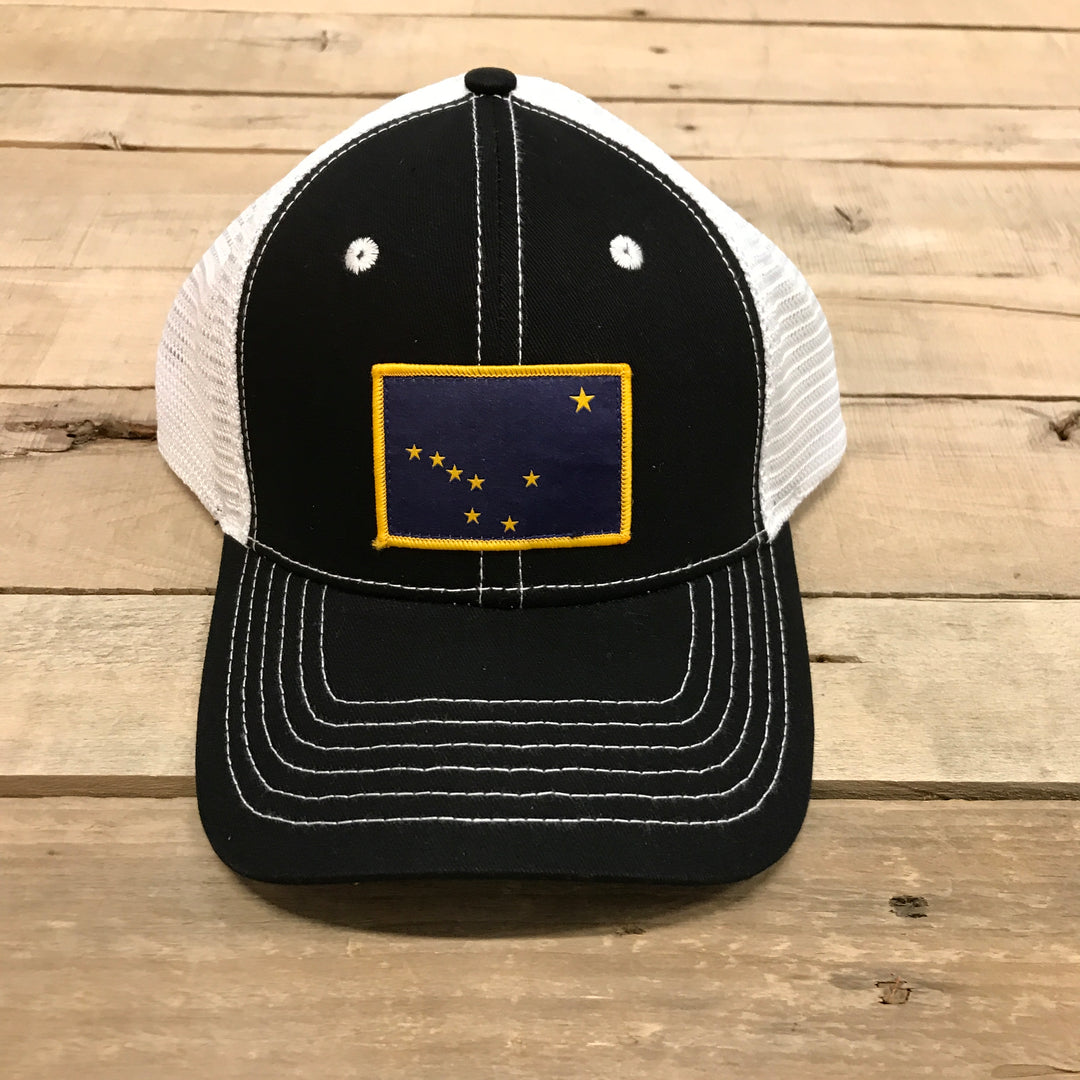 Alaska Flag Patch Trucker Hat