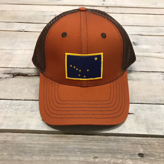 Alaska Flag Patch Trucker Hat