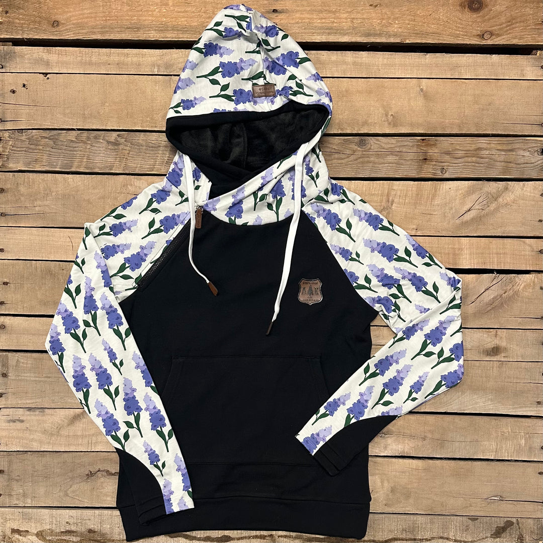 Lupine Sleeve Hoodie