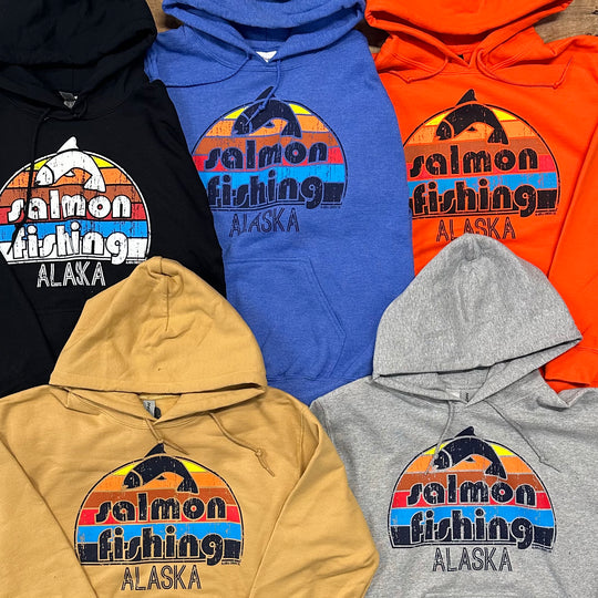 Salmon Fishing Hoodie