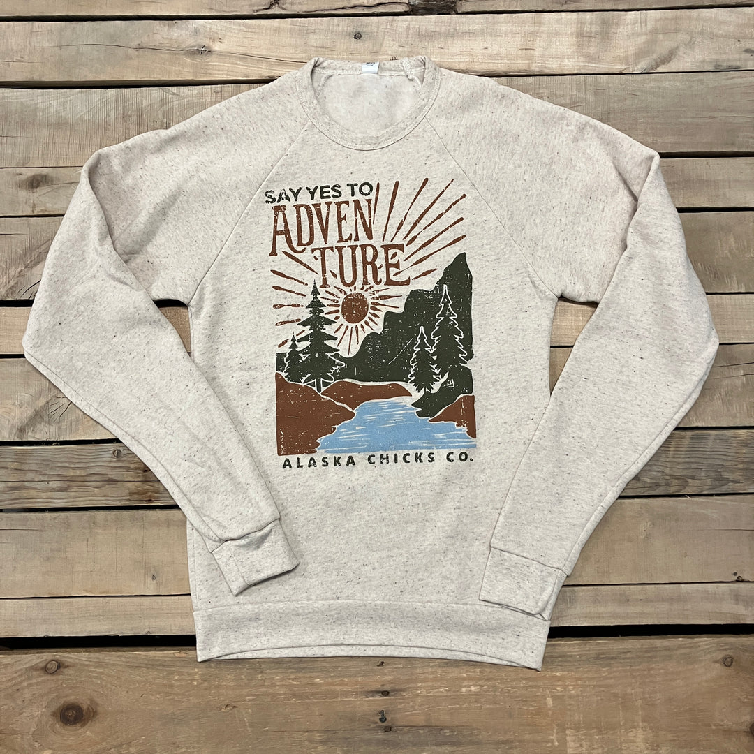 Say Yes To Adventure Crewneck
