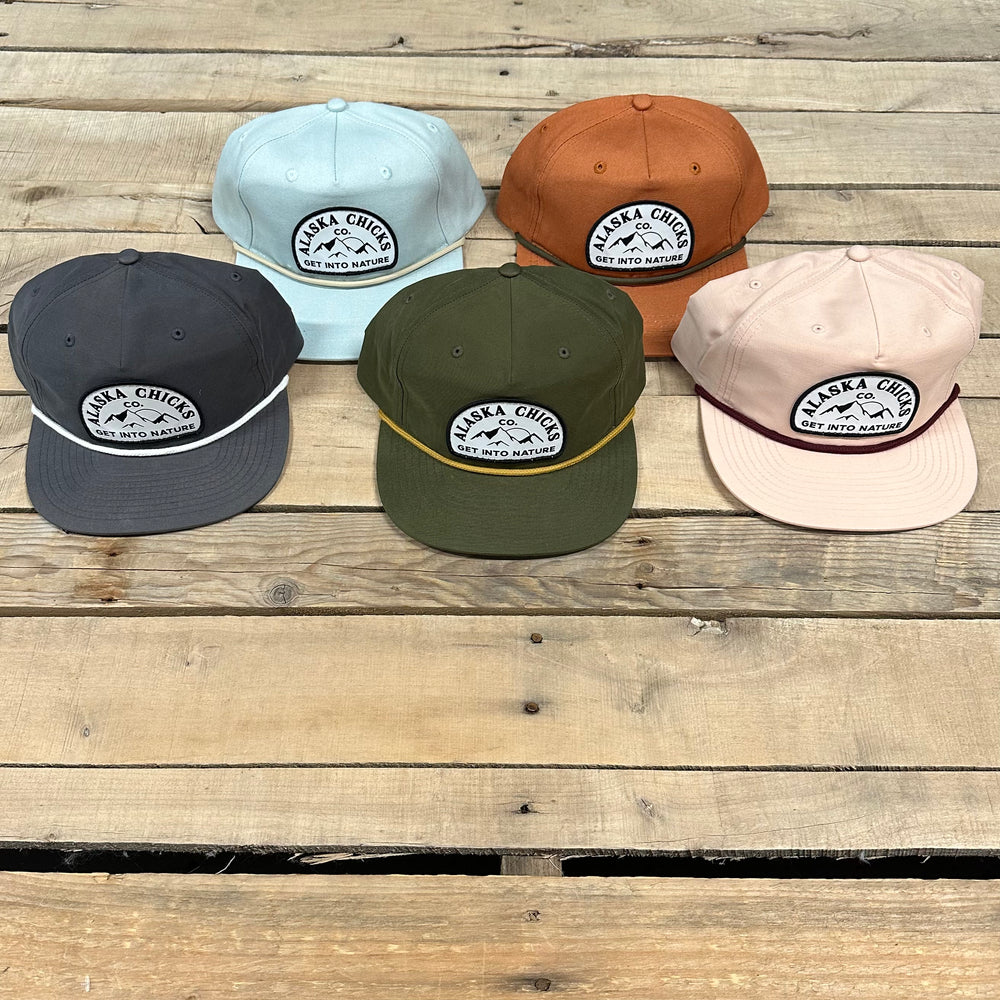 Get Into Nature Flat Bill Trucker Hat