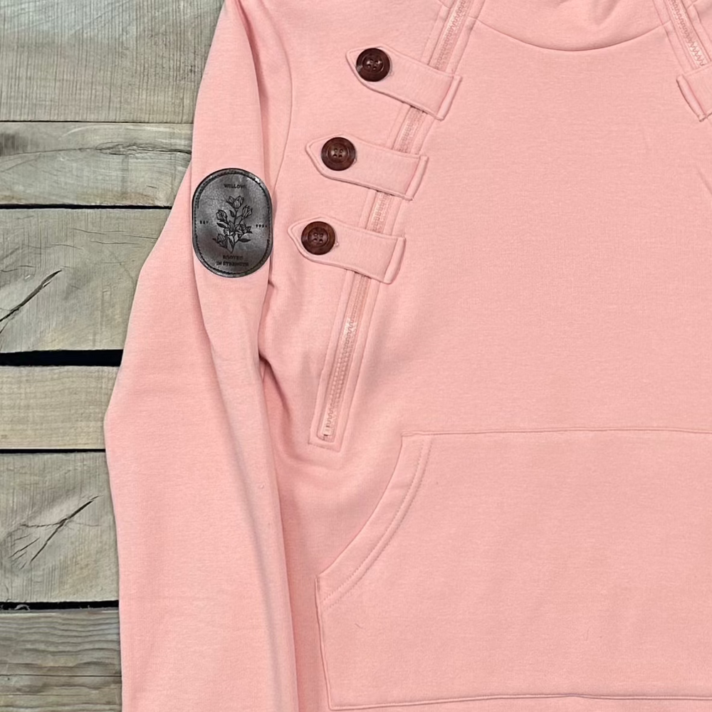 Willow Double Side Zip Care Hoodie