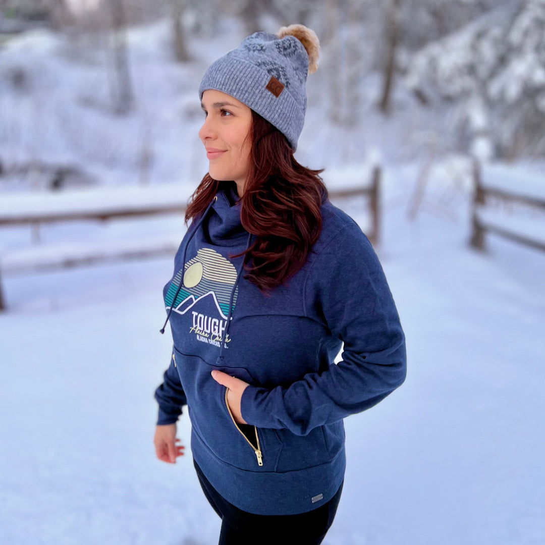 Striped Mountain Tough Chick Ninja Hoodie Alaska Chicks Co
