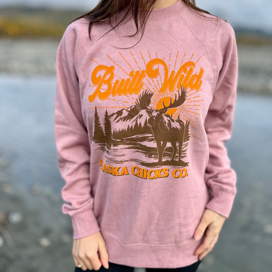 Built Wild Moose Crewneck