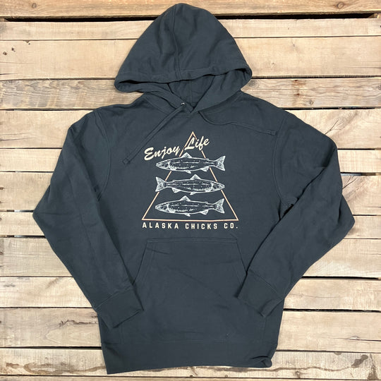 Enjoy Life Salmon Hoodie