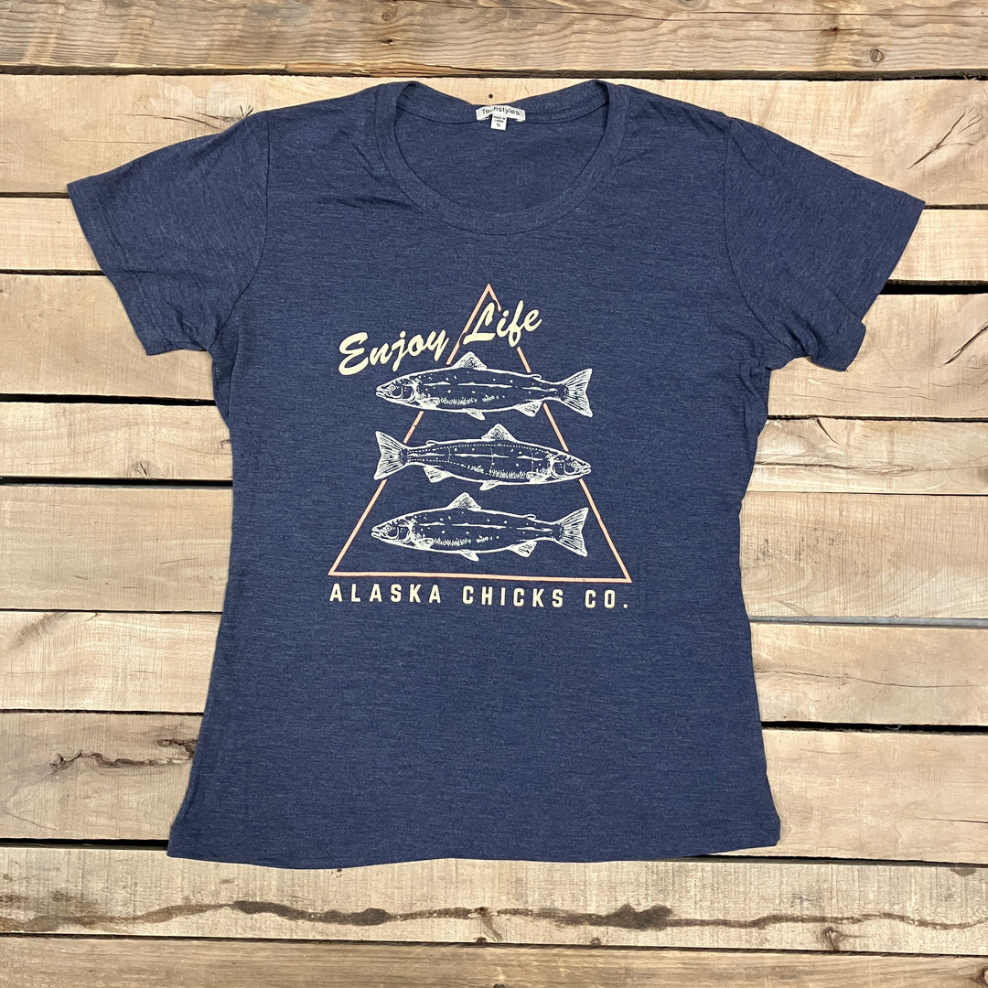 Enjoy Life Salmon T-Shirt