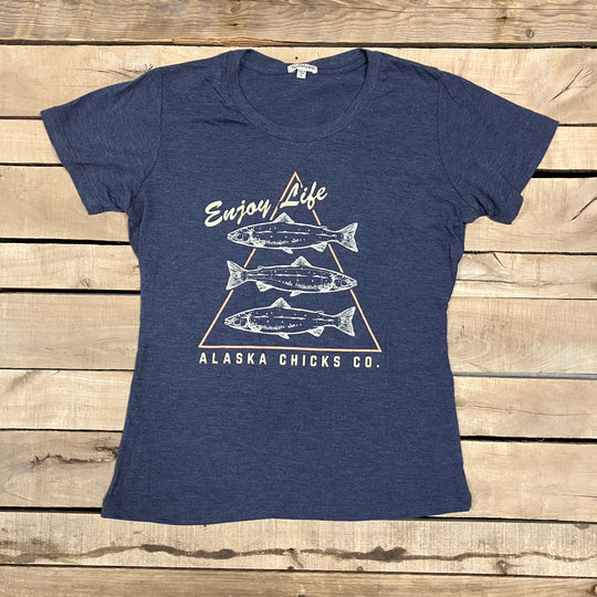 Enjoy Life Salmon T-Shirt